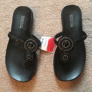 Kenneth Cole Reaction Black Sandals